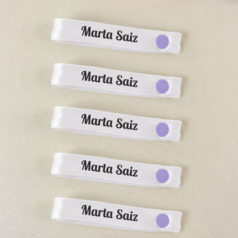 Pack 5 cintas para colgar ropa personalizadas
