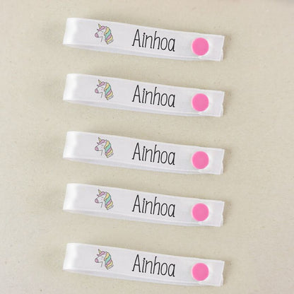 Pack 5 cintas para colgar ropa personalizadas
