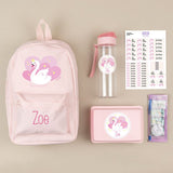 Pack Cole Personalizado Mochila Cisne