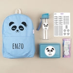 Pack Cole Personalizado Mochila Dinosaurio