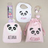Pack Cole Personalizado Panda Rosa