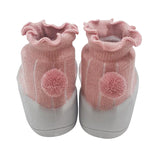 ATTIPAS Zapatos Primeros Pasos Pompom Rosa