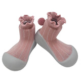 ATTIPAS Zapatos Primeros Pasos Pompom Rosa