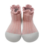 ATTIPAS Zapatos Primeros Pasos Pompom Rosa