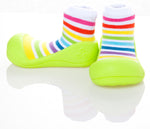 ATTIPAS ZAPATOS PRIMEROS PASOS  MODELO RAINBOW VERDE
