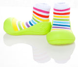ATTIPAS ZAPATOS PRIMEROS PASOS  MODELO RAINBOW VERDE