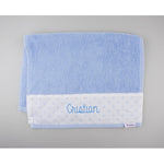 Toallita Personalizada Azul 100% Algodón