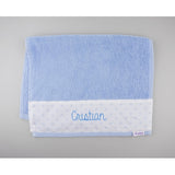 Toallita Personalizada Azul 100% Algodón